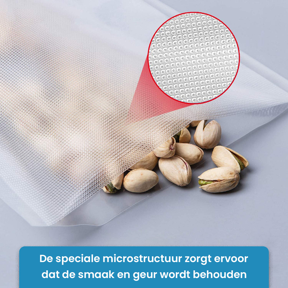 Vacuümzakken,15 x 20 cm, 100 stuk, extra dik, met structuur Vacuümzakken,15 x 20 cm, 100 stuk, extra dik, met structuur